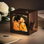 Hand-Crank Photo Display Box - Relive Memories with Every Turn 0