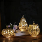 Handblown Glass Ambient Lamp - Warm White Light for Cozy Room Lighting 11