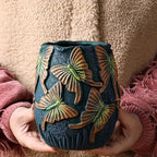 Handcrafted Decorative Planter Set - Nature-Inspired Design for All Spaces 3