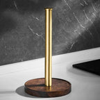 Handcrafted Paper Towel Holder - Elegant Walnut & Durable 1