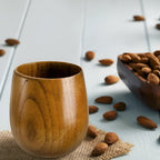 Handcrafted Wooden Tea Cup - Eco-Friendly, Durable Mug for Hot & Cold Beverages 4