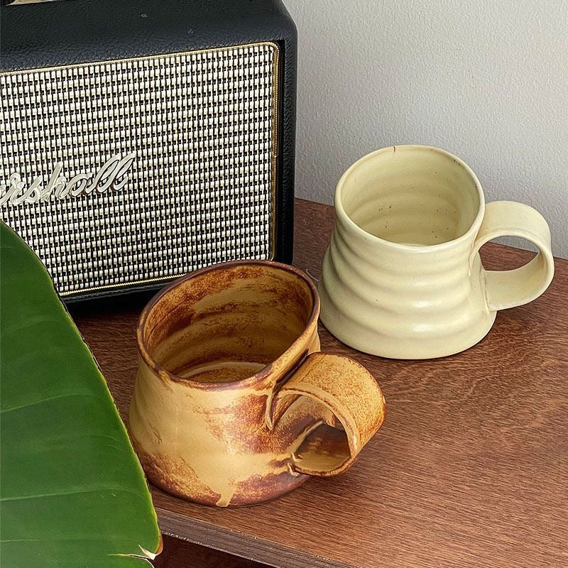 Handmade Ceramic Mug - Unique Artisan Pottery Coffee Mug for Coffee Lovers 2