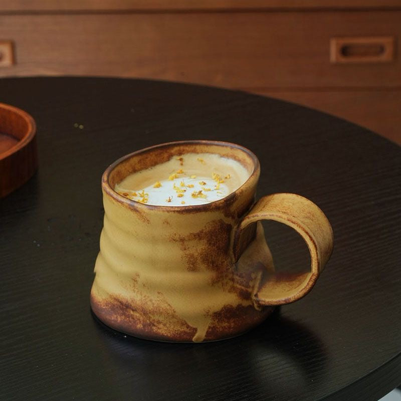 Handmade Ceramic Mug - Unique Artisan Pottery Coffee Mug for Coffee Lovers 4