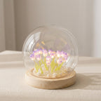 Handmade Tulip Flower Table Lamp – Soft LED Bedside Lamp for Cozy Bedroom Ambience