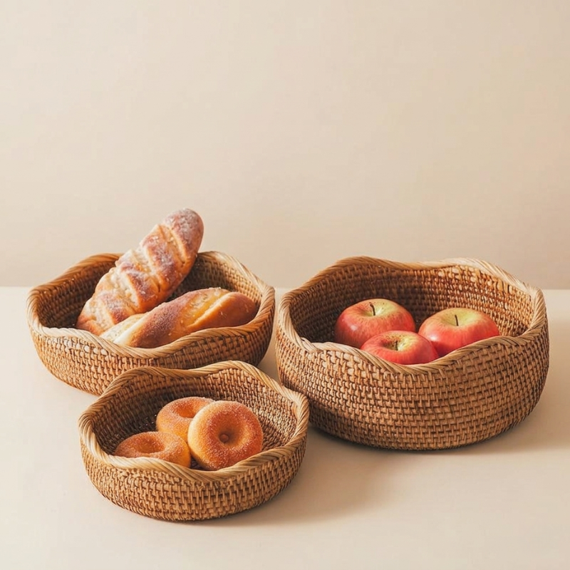 Handwoven Wicker Baskets - Eco-Friendly Storage Solutions for Home