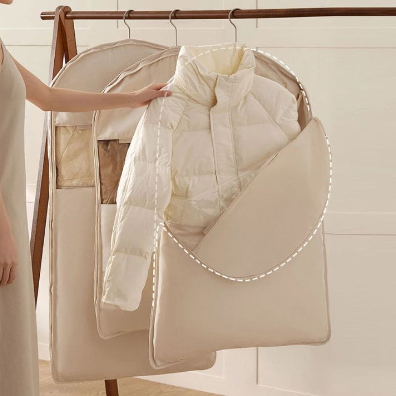 Hanging Clothes Storage - Space-Saving Organizer with Compression Technology 1