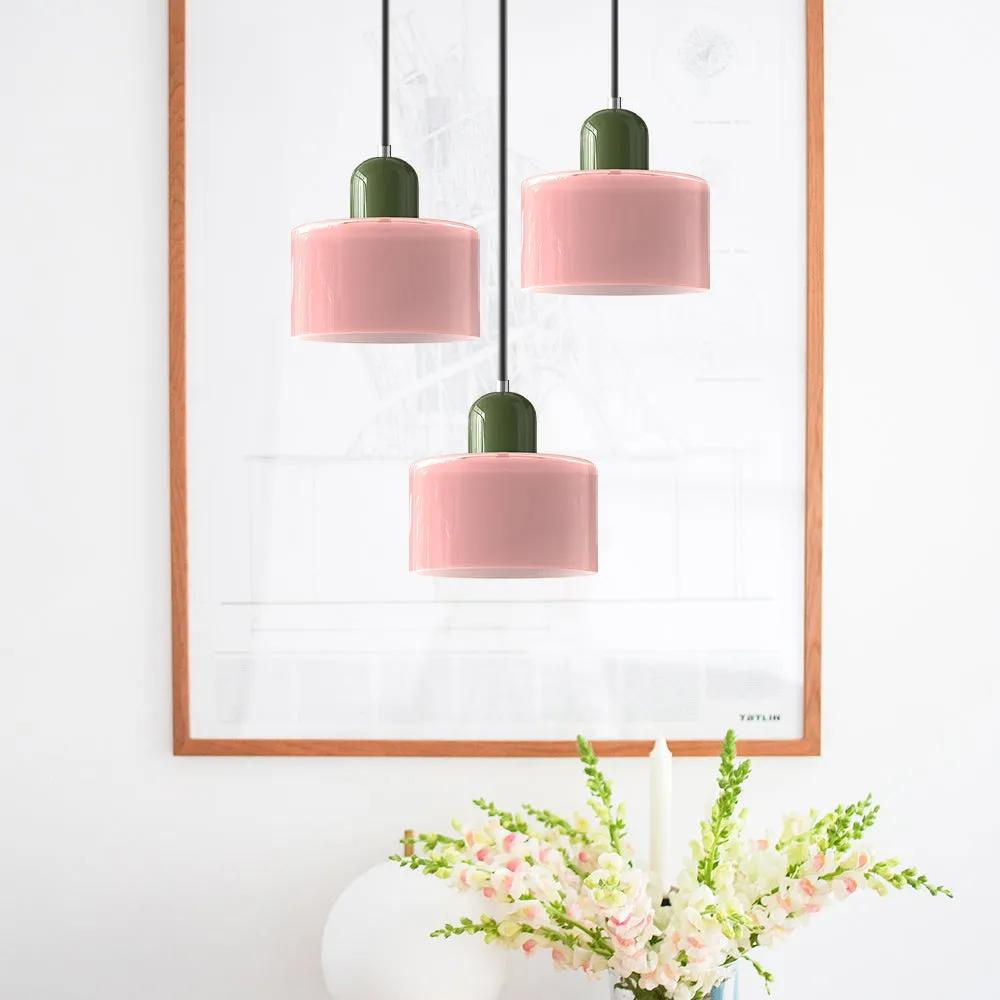 Hanging Lamp - Scandinavian Glass Pendant Light, Adjustable Height 2