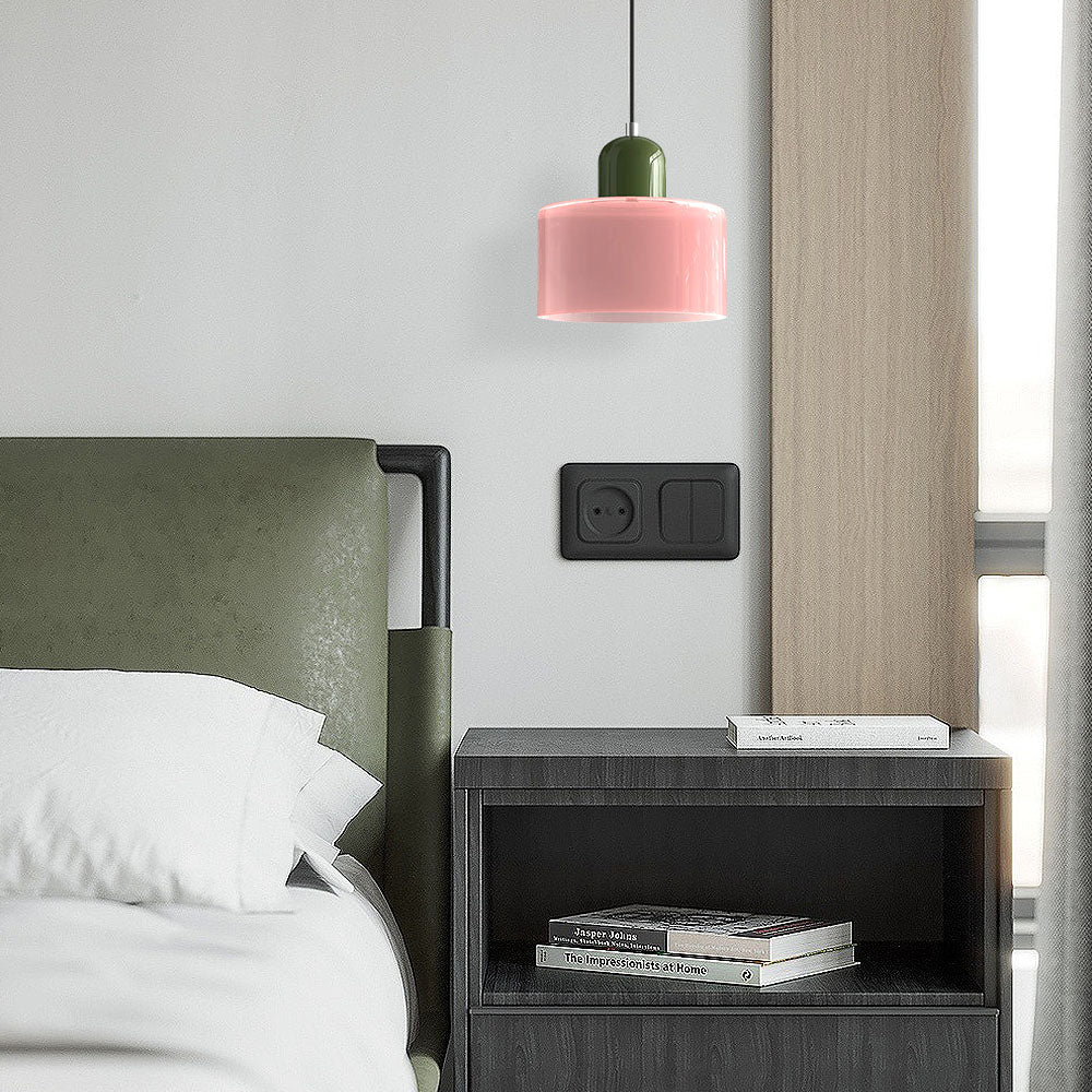 Hanging Lamp - Scandinavian Glass Pendant Light, Adjustable Height 4