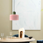 Hanging Lamp - Scandinavian Glass Pendant Light, Adjustable Height 6