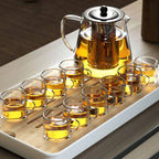 Heat Resistant Glass Teapot with Infuser - Elegant Design & 45.6 Oz Capacity 4