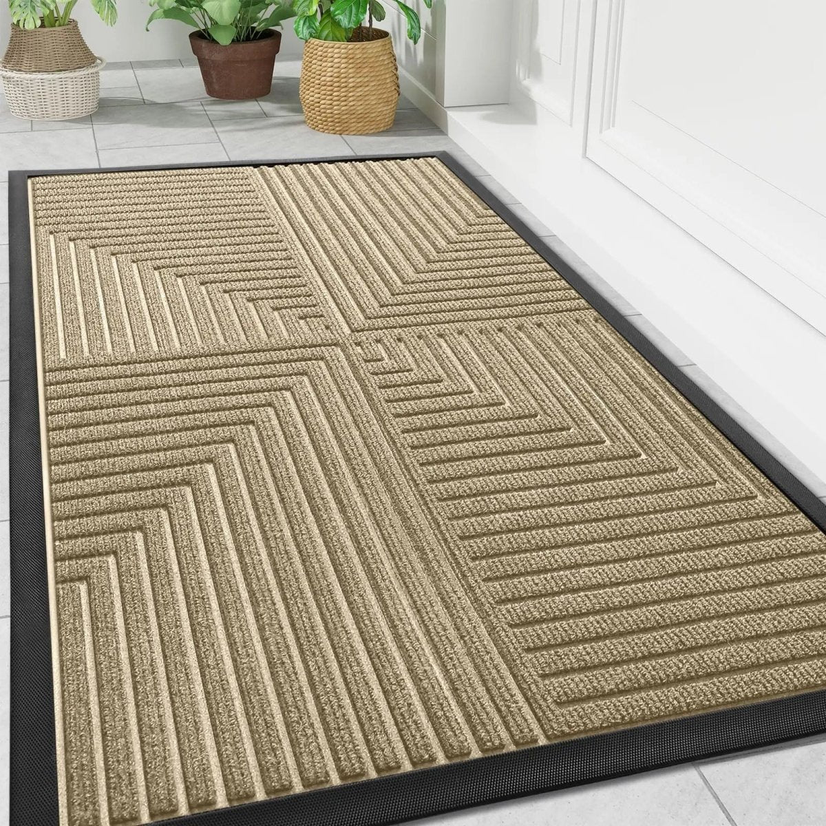 Heavy-Duty Non-Slip Floor Mat for High-Traffic Areas – Dirt-Trapping and Waterproof Entrance Mat 4