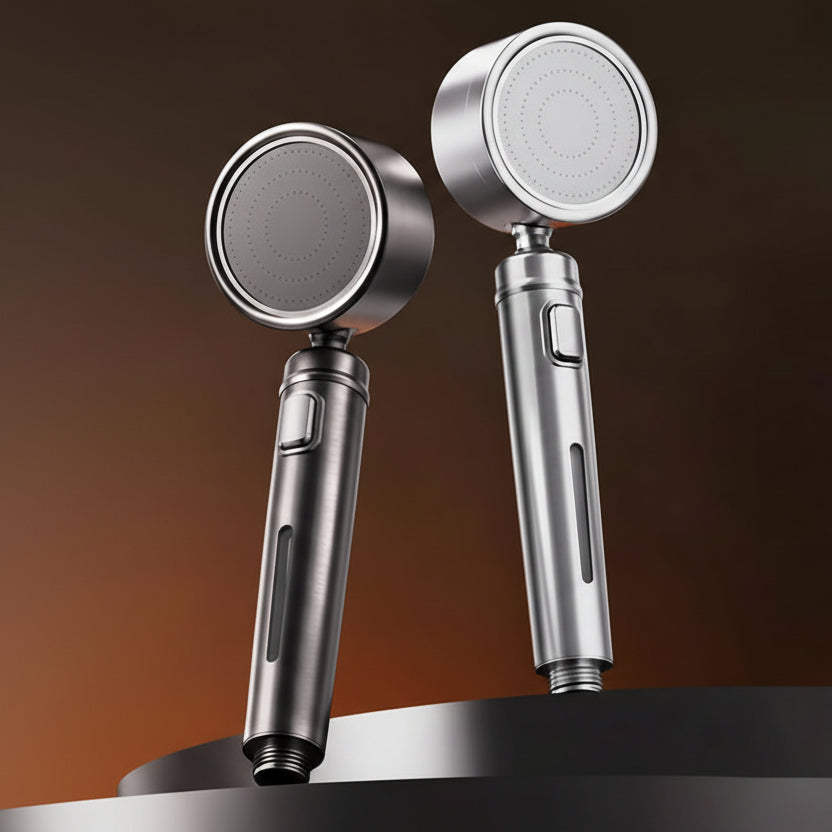 High Pressure Handheld Shower Head - Durable Stainless Steel, Adjustable Spray 1