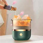 Himalayan Salt Lamp & Essential Oil Diffuser - Relaxation & Air Quality 0