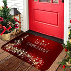 Holiday Door Mat - Festive Non-Slip Welcome Mat for Indoor & Outdoor Use 1