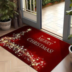 Holiday Door Mat - Festive Non-Slip Welcome Mat for Indoor & Outdoor Use 2