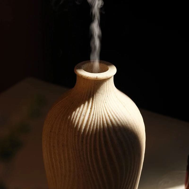 Humidifier USB Powered Polyresin Vase Design 80 ml Capacity Unbranded 05