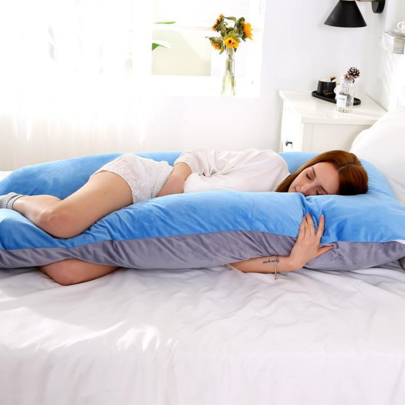 Hypoallergenic Full Body Pillow for Stress Relief and Comfort – 80cm x 130cm Cotton Sleep Therapy Pillow 2