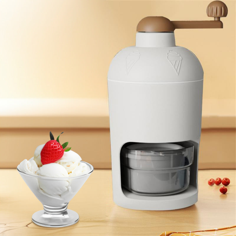 Ice Crusher Manual Hand Crank ABS Stainless Steel 14x14x24 cm 3