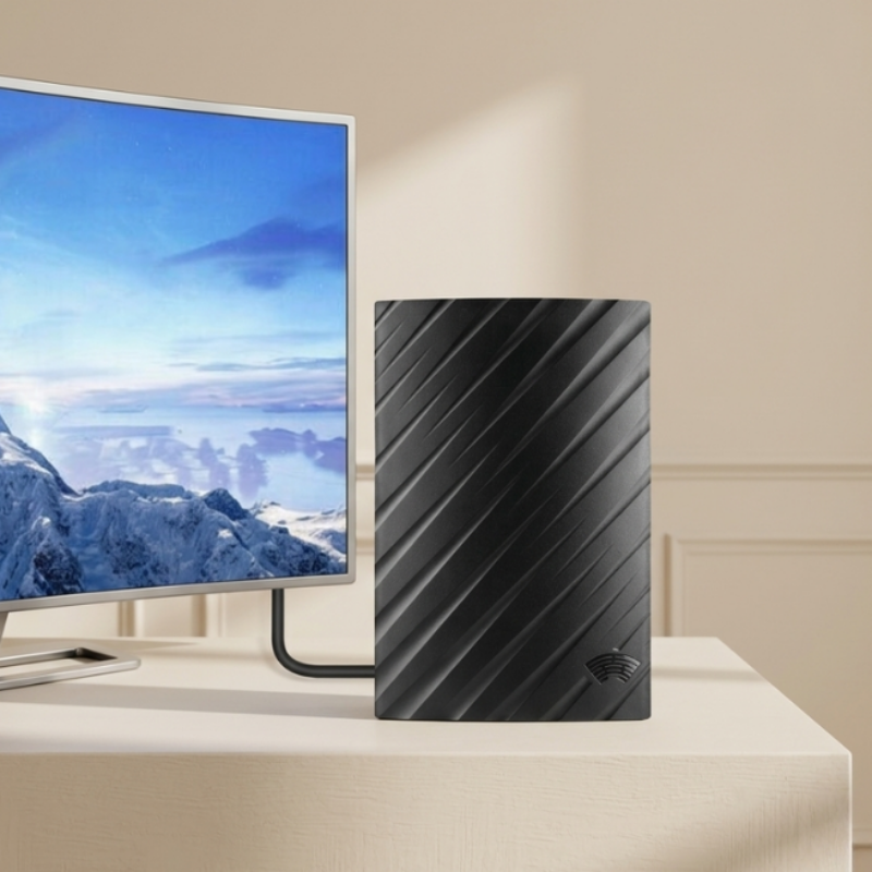 Indoor TV Antenna 39dBi Gain Coaxial Cable Waterproof Design 720P 1080P 4K Compatible 00