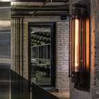 Industrial Iron Cage Wall Sconce - Unique LED Ambiance Lighting 2