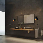 Industrial Plug-In Wall Sconce - Adjustable Lighting with Metal Cage Design 3