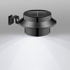 Industrial Solar Wall Light - Weatherproof Outdoor LED Sconce, Black/White 2