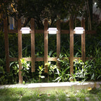 Industrial Solar Wall Light - Weatherproof Outdoor LED Sconce, Black/White 9