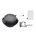 Industrial Solar Wall Light - Weatherproof Outdoor Lantern, Wireless LED 6