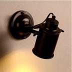 Industrial Wall Sconce - Adjustable Black Iron Design for Stylish Lighting 2