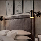 Industrial Wall Sconce - Adjustable Black Iron Design for Stylish Lighting 5
