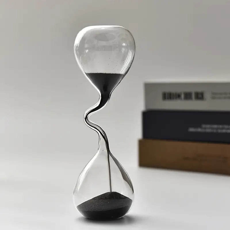 Infinity Curve Sand Hourglass - Unique Twist Design & Accurate Timer 0