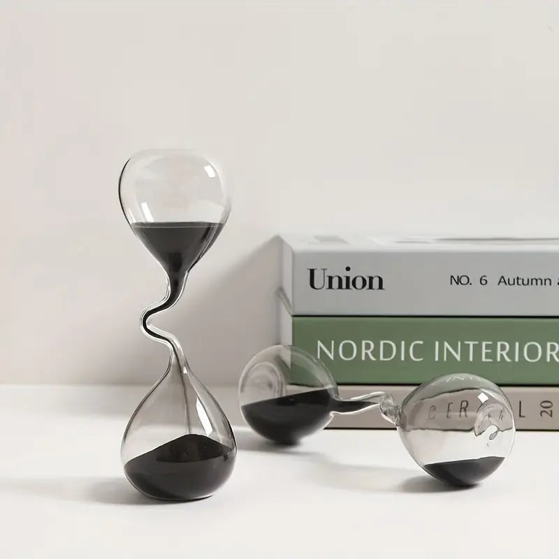 Infinity Curve Sand Hourglass - Unique Twist Design & Accurate Timer 1
