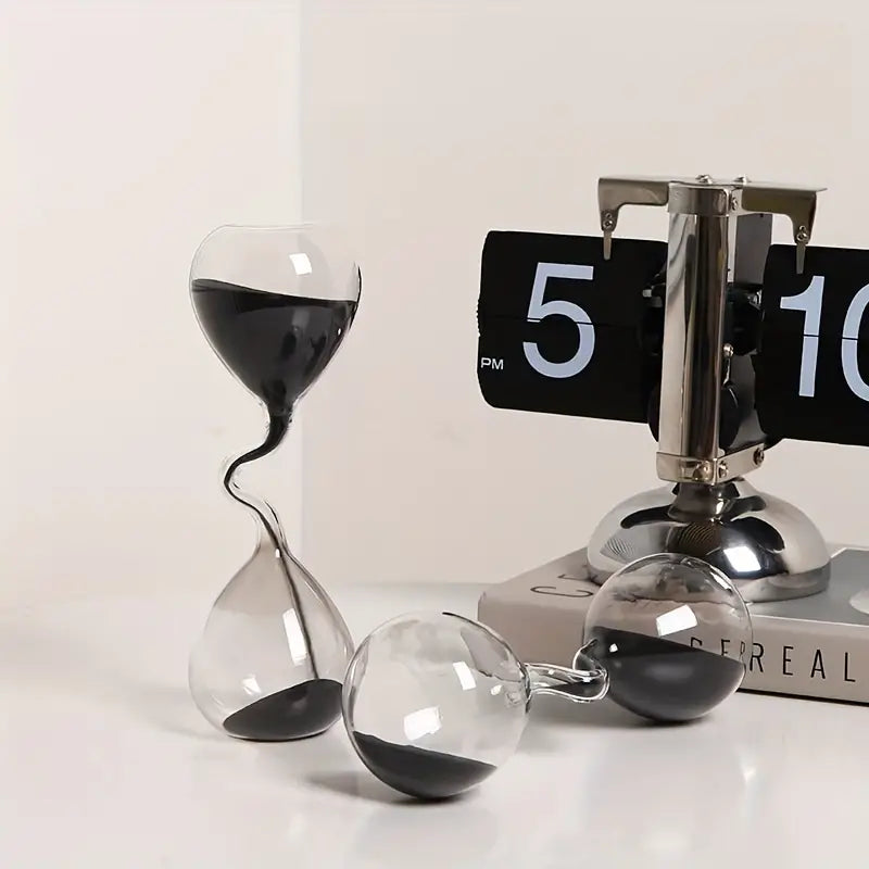 Infinity Curve Sand Hourglass - Unique Twist Design & Accurate Timer 3