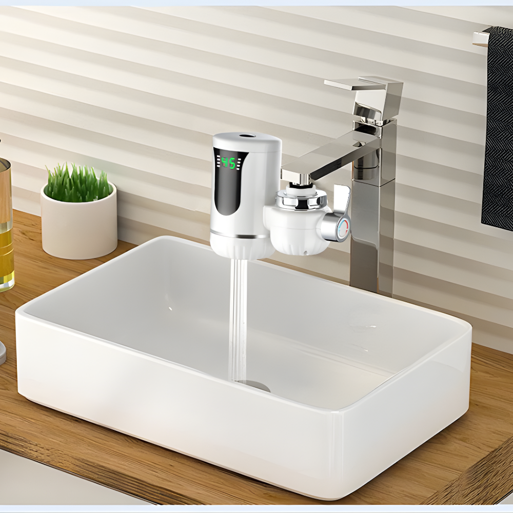 Instantaneous Hot Water Tap - Quick Heating & LCD Display, Eco-Friendly 0