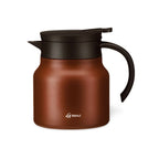 Insulated Stainless Steel Teapot with Infuser – 800ml Capacity for Hot and Cold Beverages, One-Handed Pouring, Vacuum Insulation 0