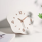 Irregular Wooden Wall Clock with Silent Movement – Unique Modern Wall Clock Decor for Home and Office 6