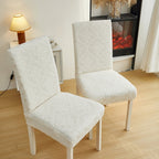 Jacquard Chair Slipcover - Elegant Protection for Dining Chair Covers 5