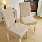 Jacquard Chair Slipcover - Elegant Protection for Dining Chair Covers 8