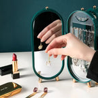 Jewelry Box Organizer - Compact Jewelry Storage with Mirror for Women 1
