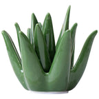Jewelry Dish Ceramic Green Ring Holder Tray Glazed Finish 5