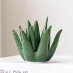Jewelry Dish Ceramic Green Ring Holder Tray Glazed Finish 6