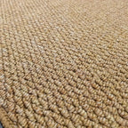 Close-up of beige carpet texture