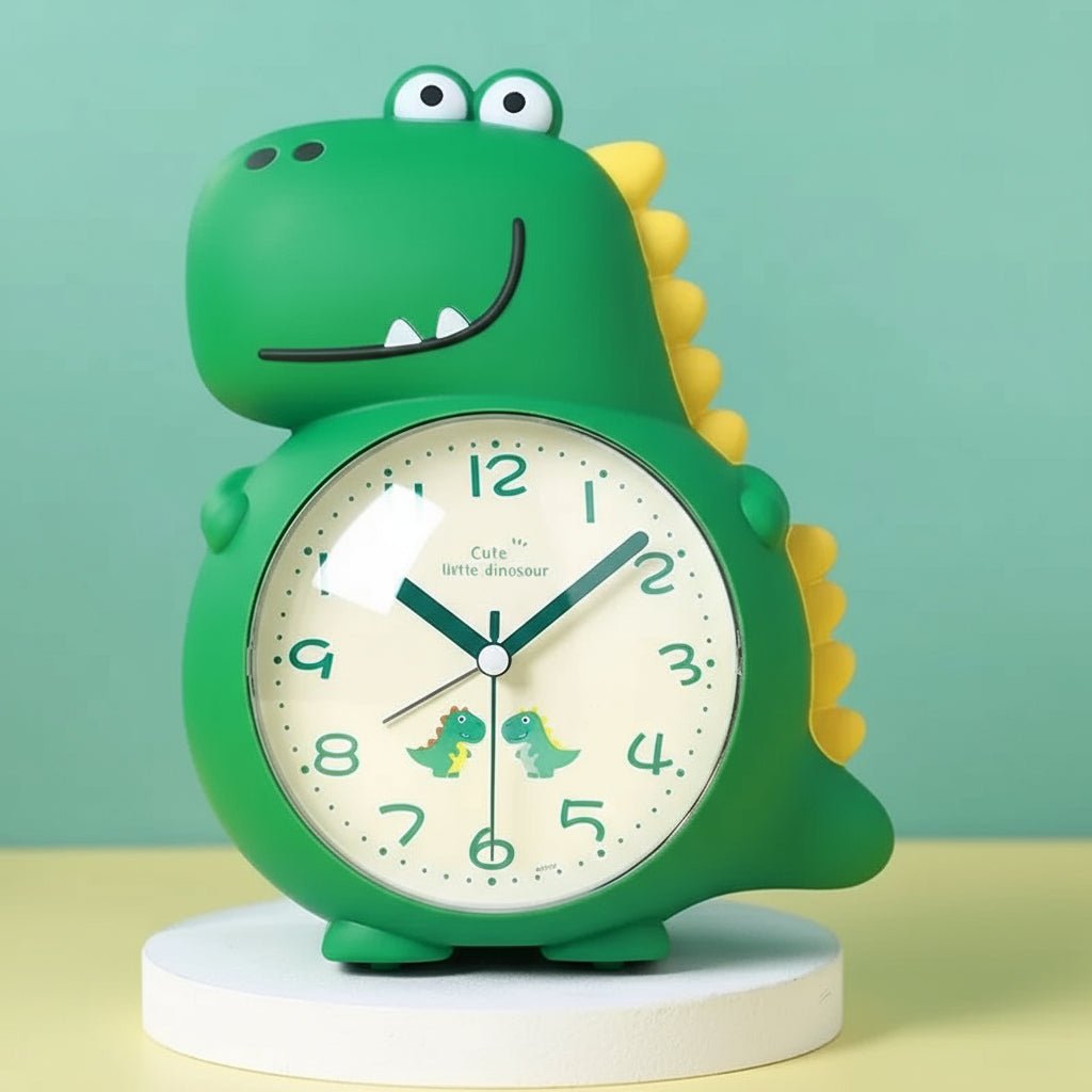 Kids Dinosaur Alarm Clock - Silent Mechanism & Charming Design 0