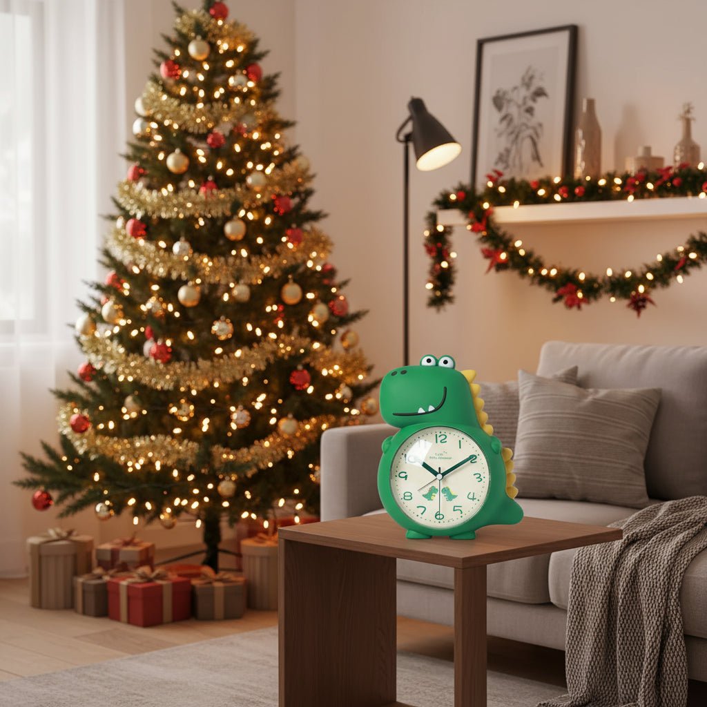 Kids Dinosaur Alarm Clock - Silent Mechanism & Charming Design 2
