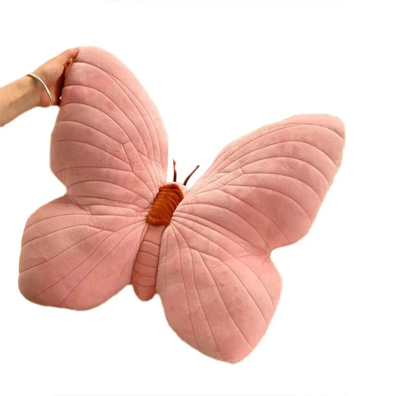 Kids' Butterfly Cushion - Cozy Plush Pillow in Pink & Purple 0