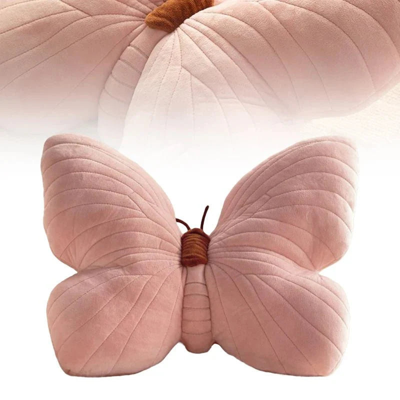 Kids' Butterfly Cushion - Cozy Plush Pillow in Pink & Purple 6