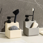 Kitchen Organizer - Durable Soap Pump with Brush & Sponge Holder 3