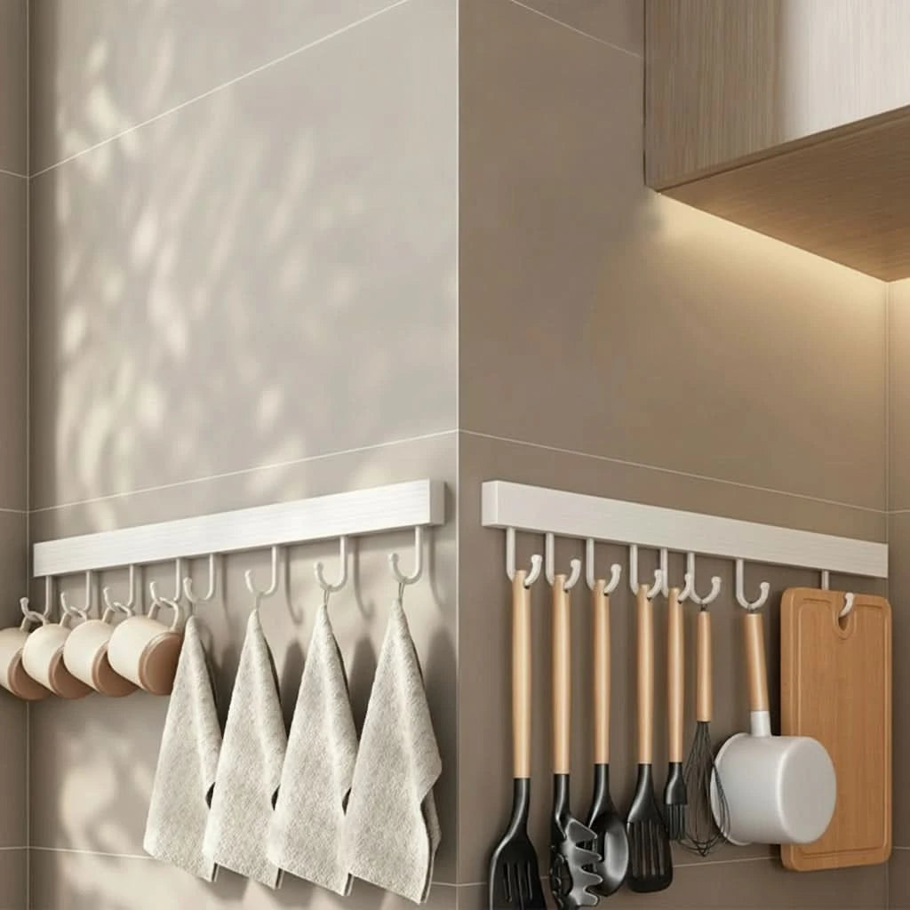 Kitchen Organizer Rack - No-Drill Space-Saving Storage Solution 1