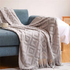 Knit Blanket - Soft, Warm Comfort for Home Decor 0