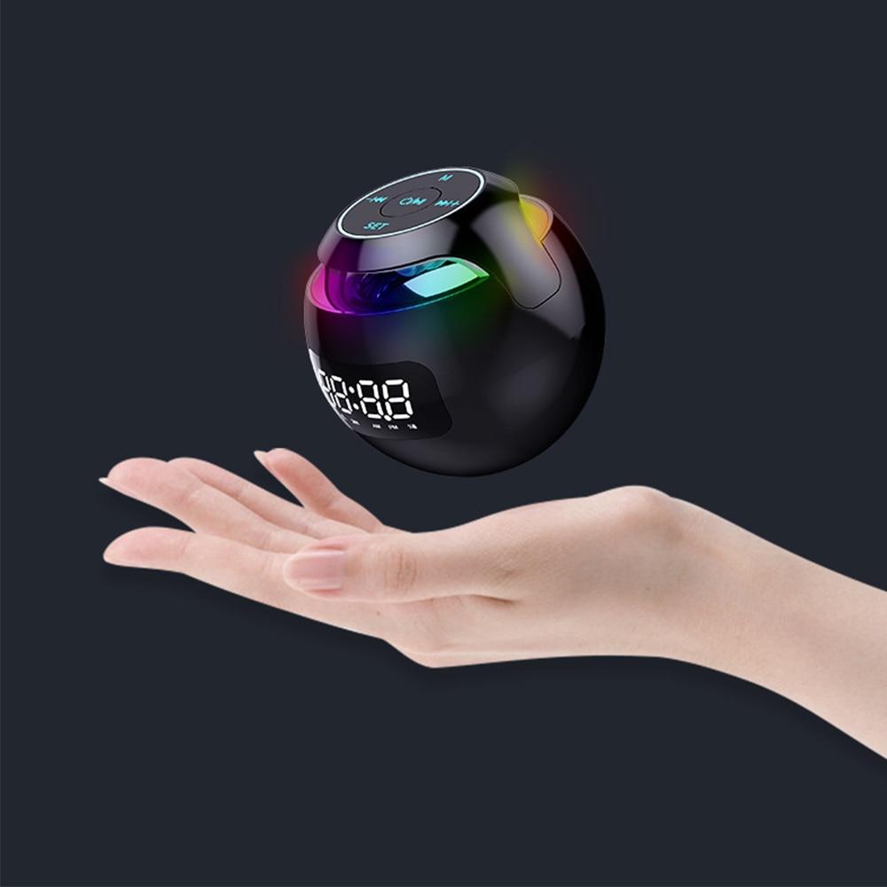 LED Alarm Clock with Bluetooth Speaker, 5W Output, 2200mAh Battery 6